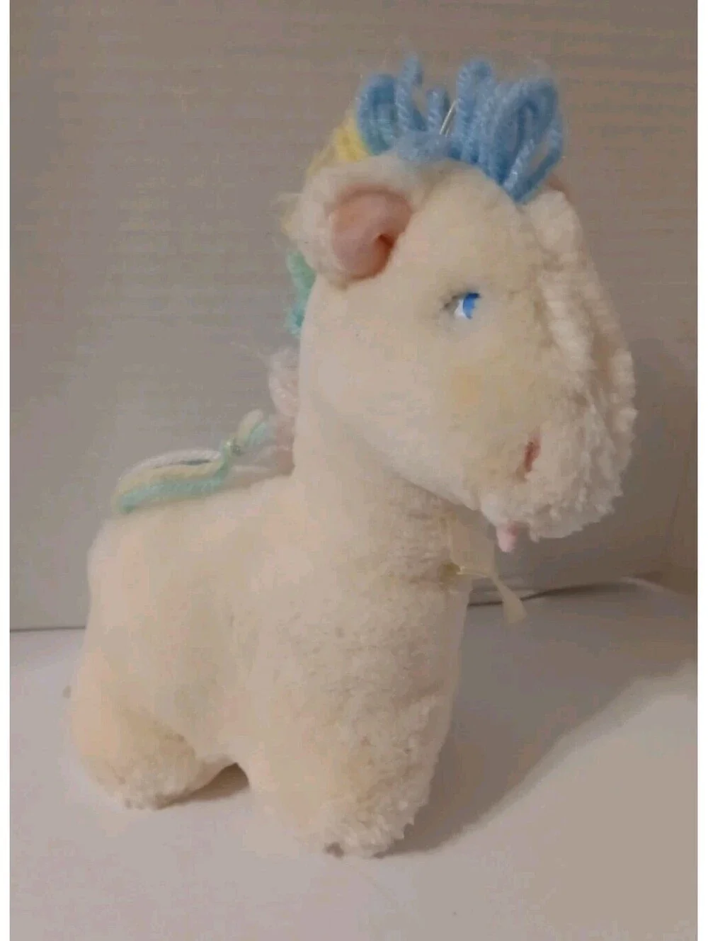 Eden Giraffe Baby Pastel Plush Vtg Stuffed Animal Rattle Doesn't Work